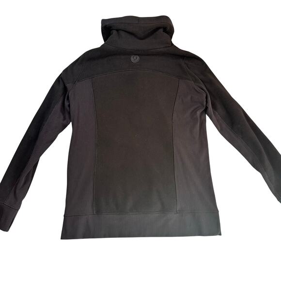 Lululemon Post Chaturanga Pullover Funnel Neck Quarter Zip Sweatshirt Size 6 - Picture 8 of 8